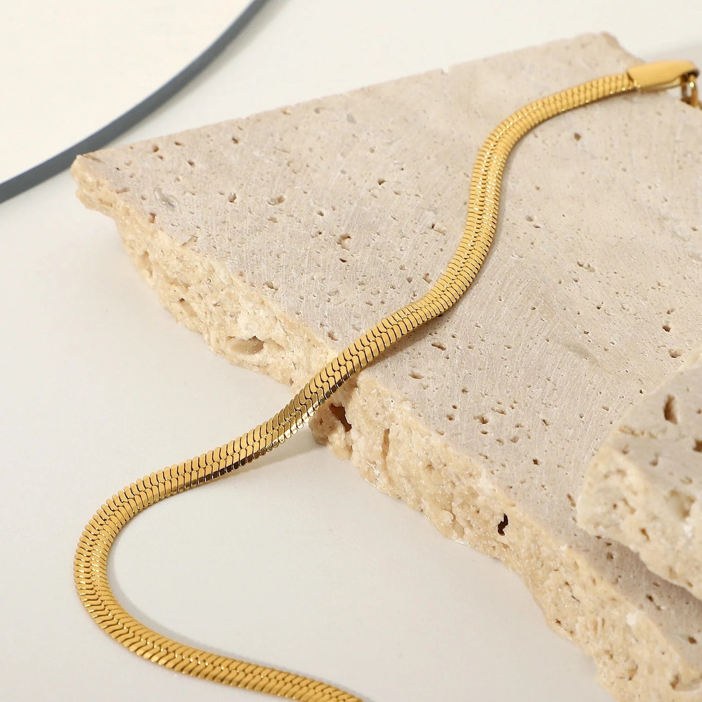 3mm herringbone bracelet