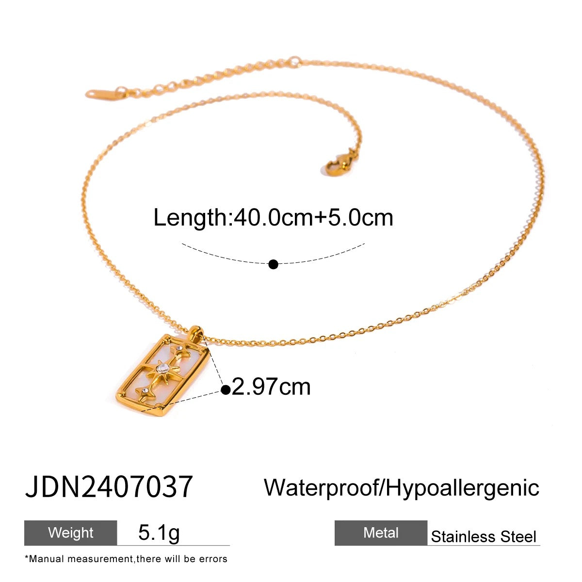 Triple Star necklace