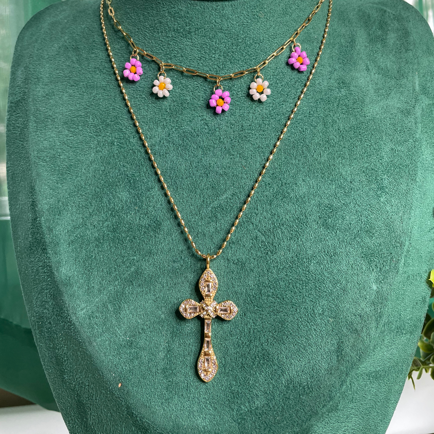 Flower Cross Set