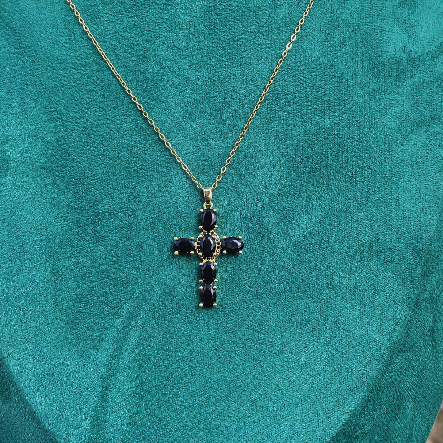 Black Stone Cross