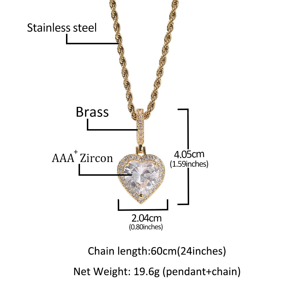 Rope Heart Necklace