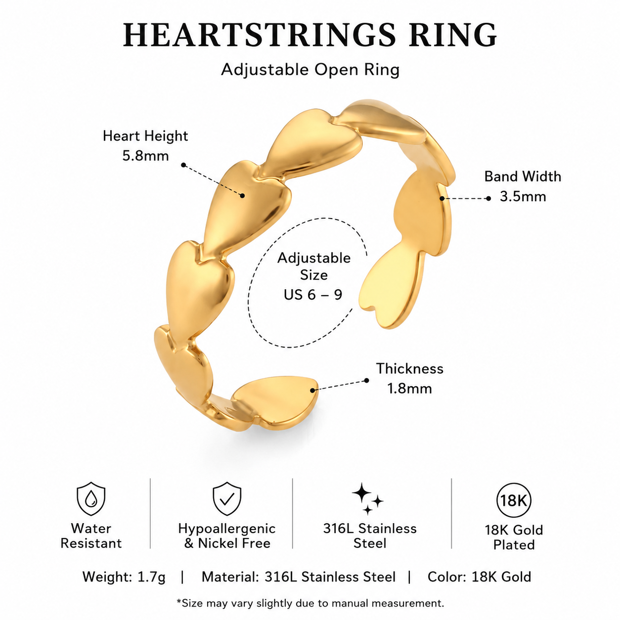 HeartString Ring