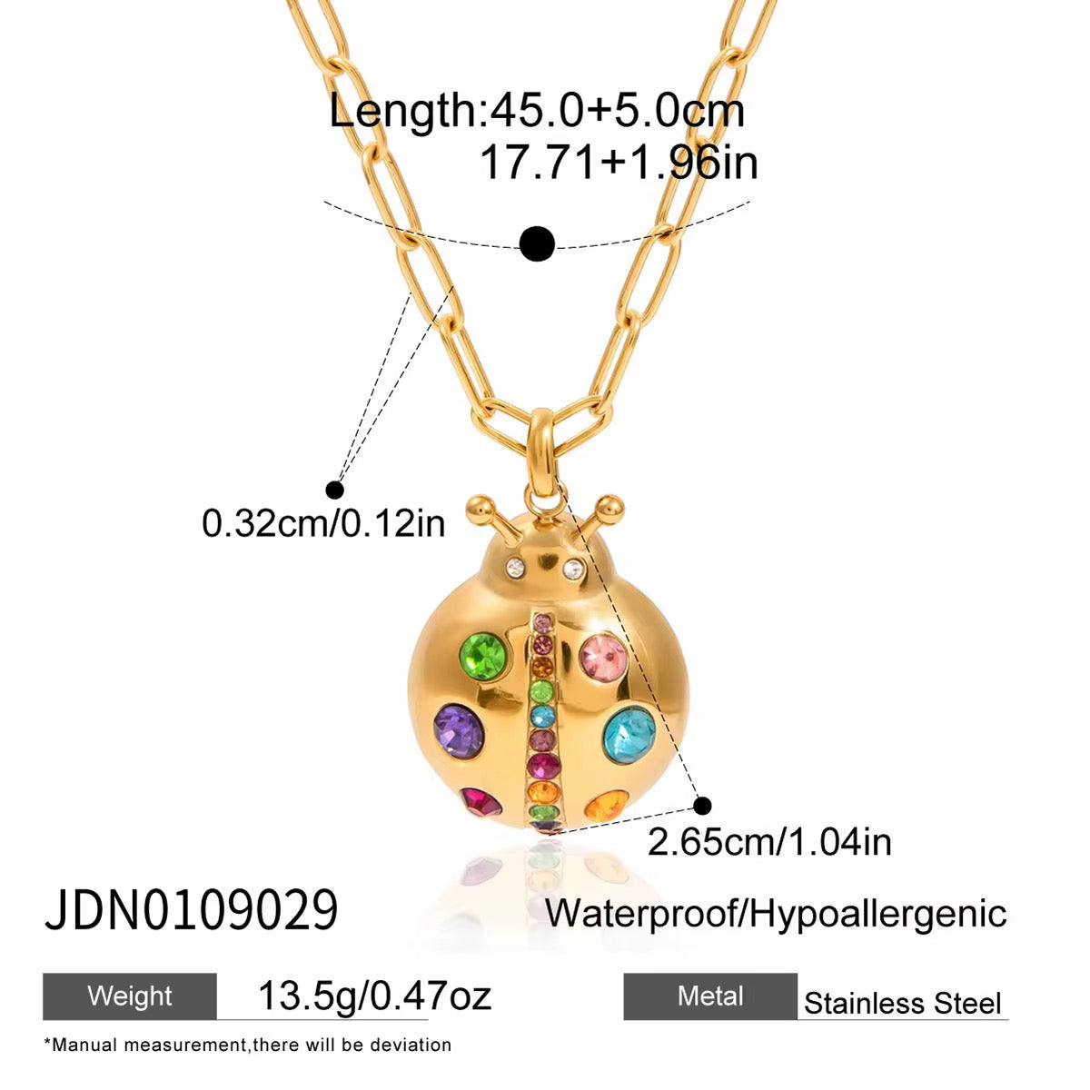 Lady Bug Necklace