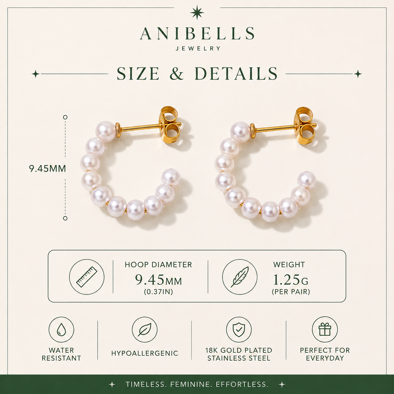 Pearl Mini Hoops