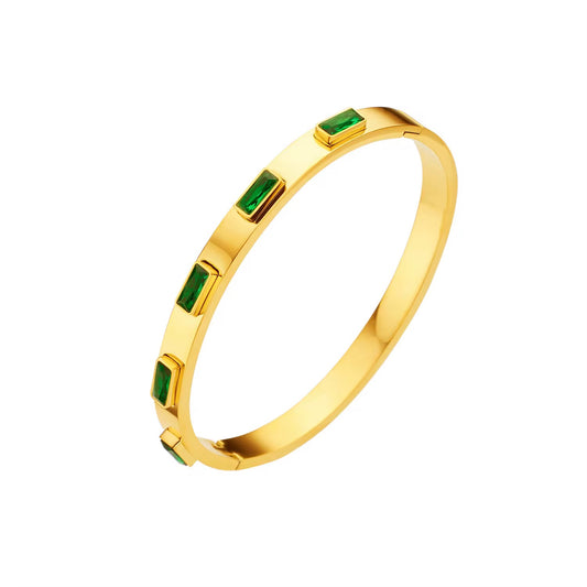 Green gold cuff