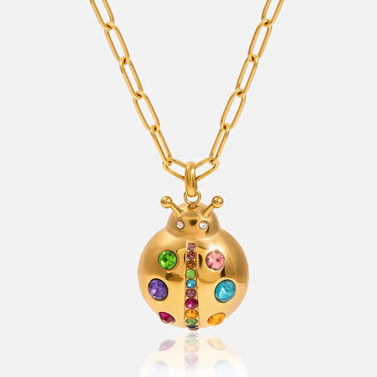 Lady Bug Necklace