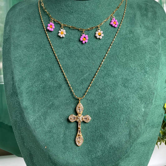 Flower Cross Set