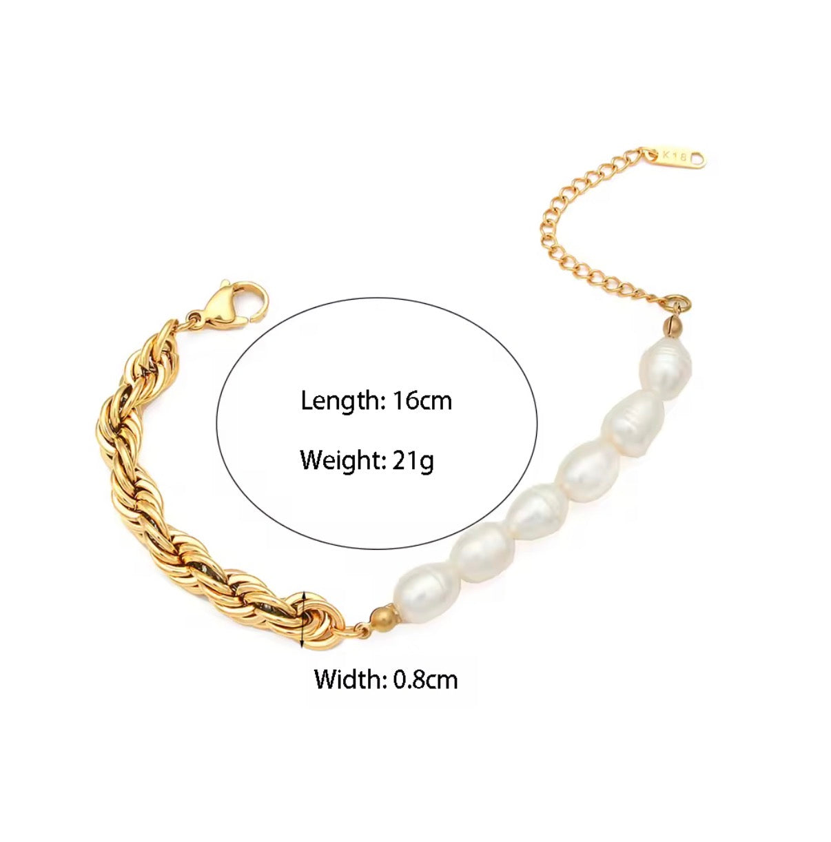 Marina pearl bracelet