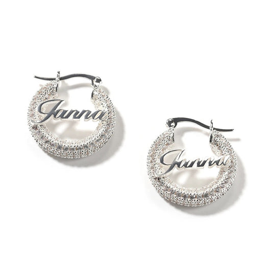 22mm Personalized Earrings