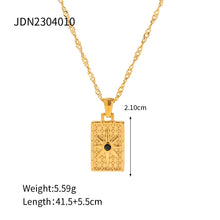 Load image into Gallery viewer, Square compass necklace
