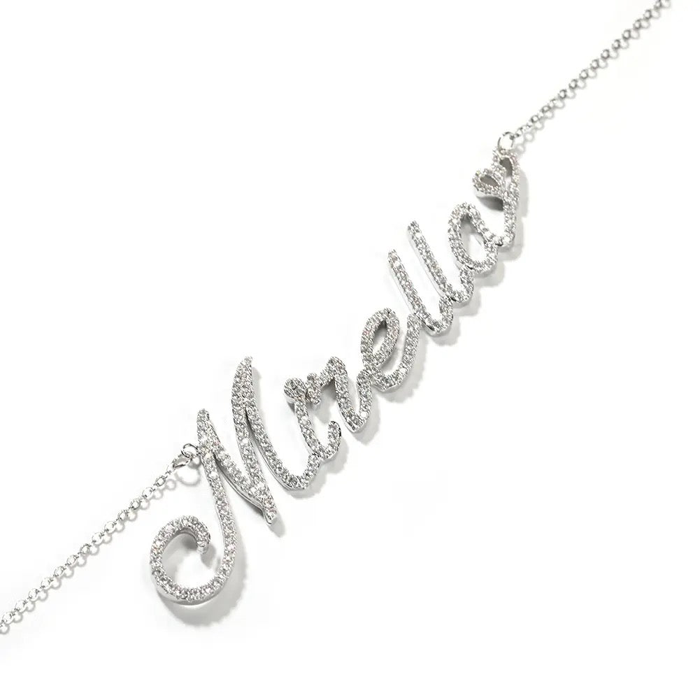 Hearted Personalized Name Necklace