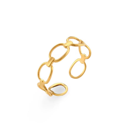 Oval Link Ring