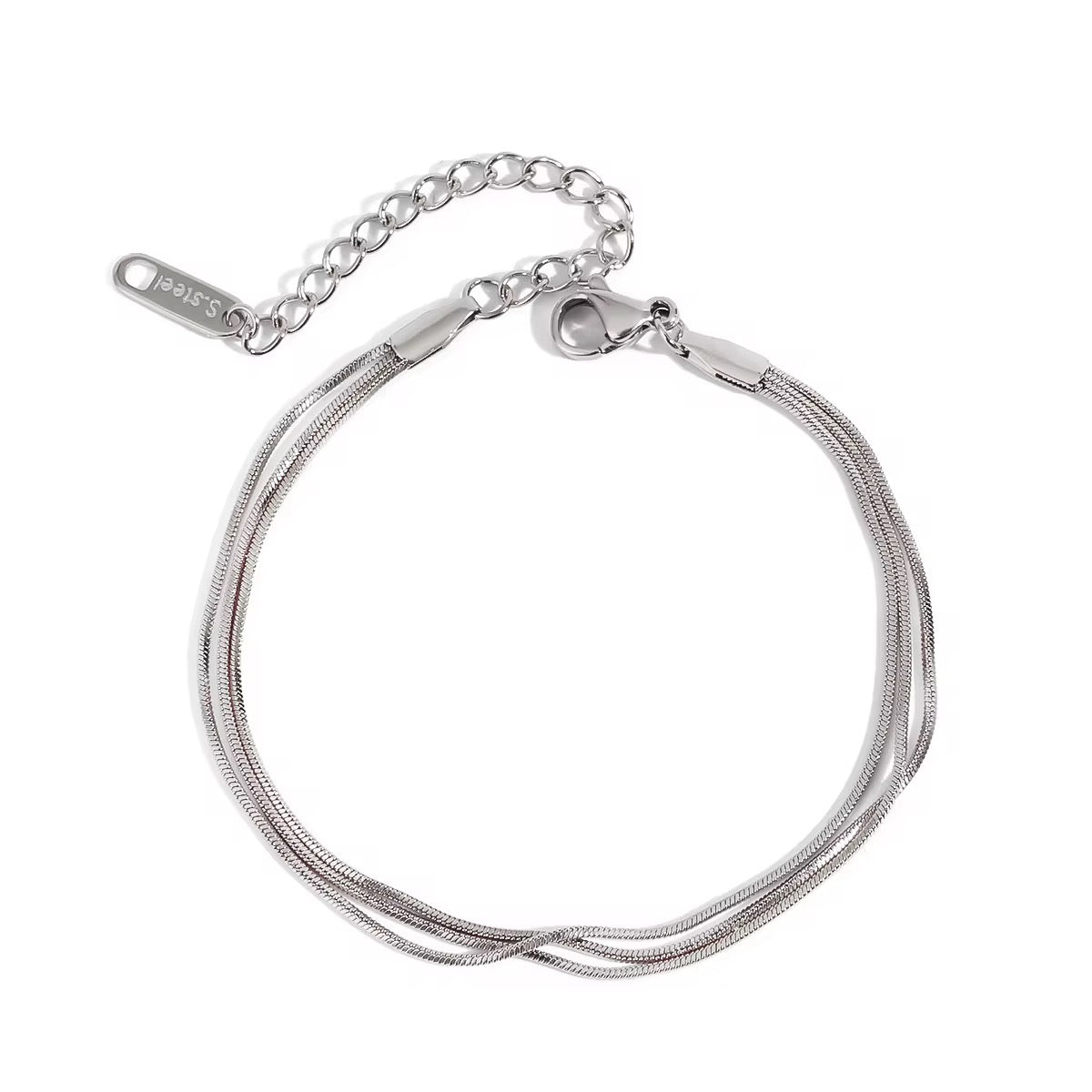 Triple chain bracelet