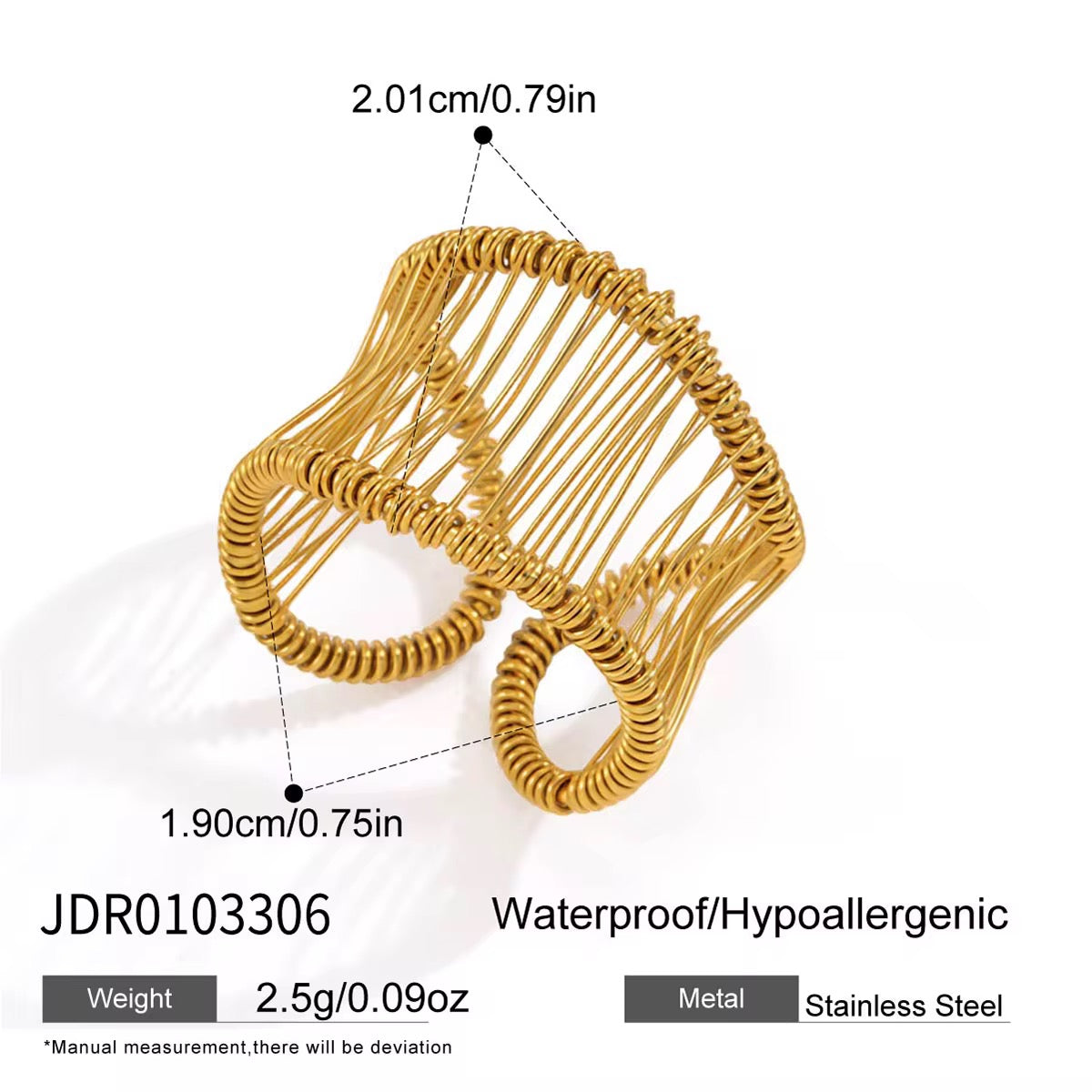 Aurora woven ring