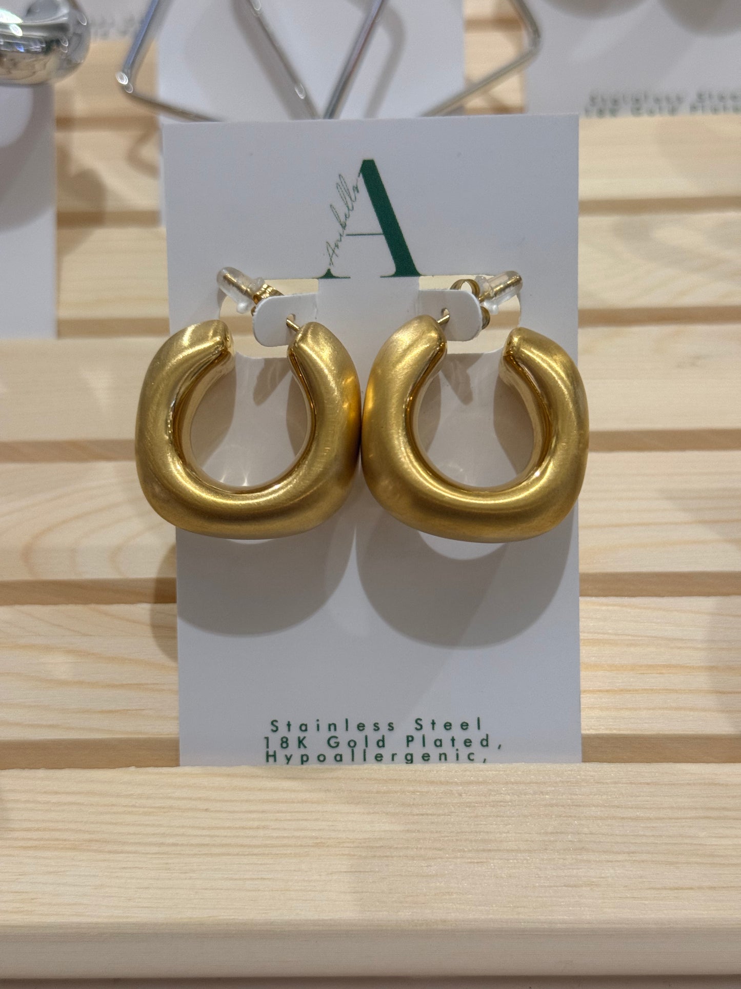 Matte finish Chunky Hoops