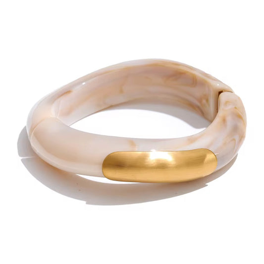 Golden shield Bangle